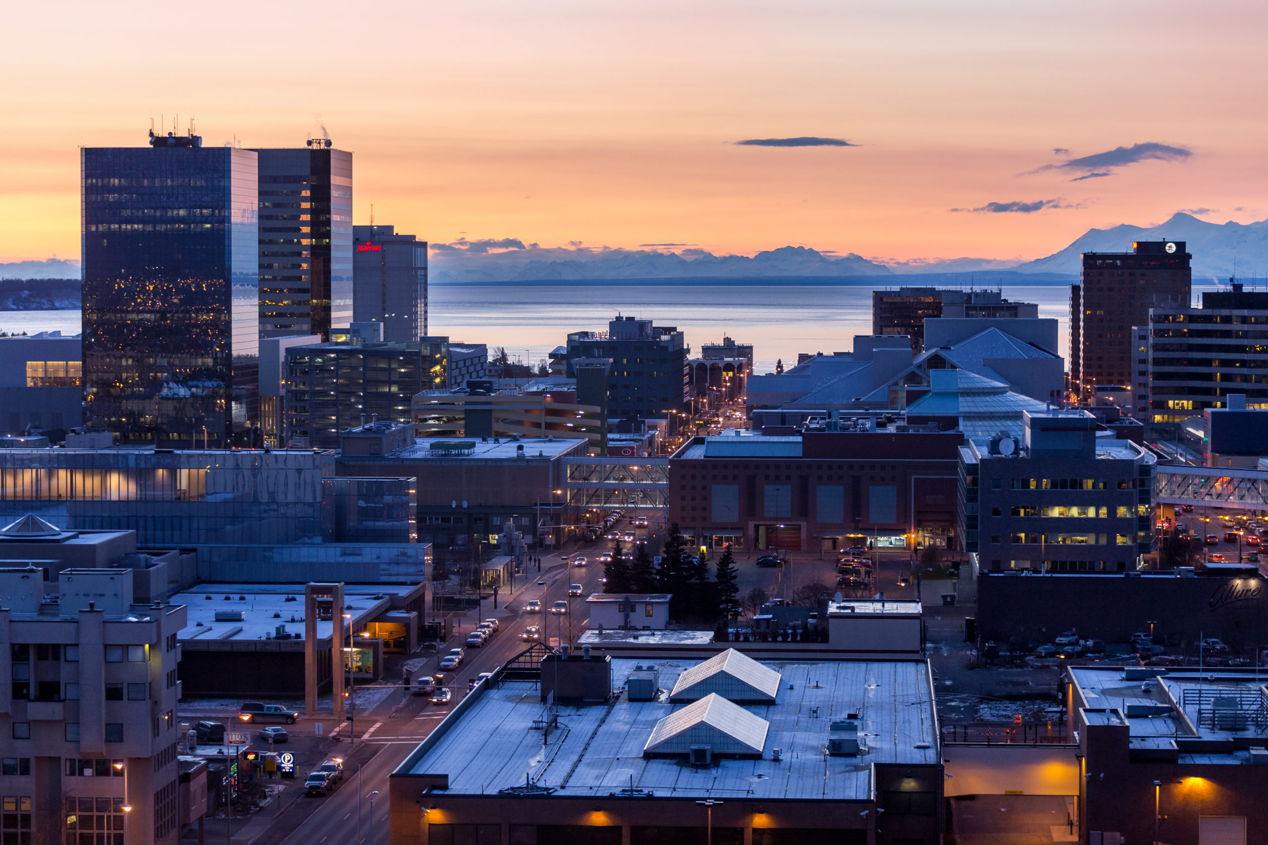 Anchorage, Alaska. Cityscape.