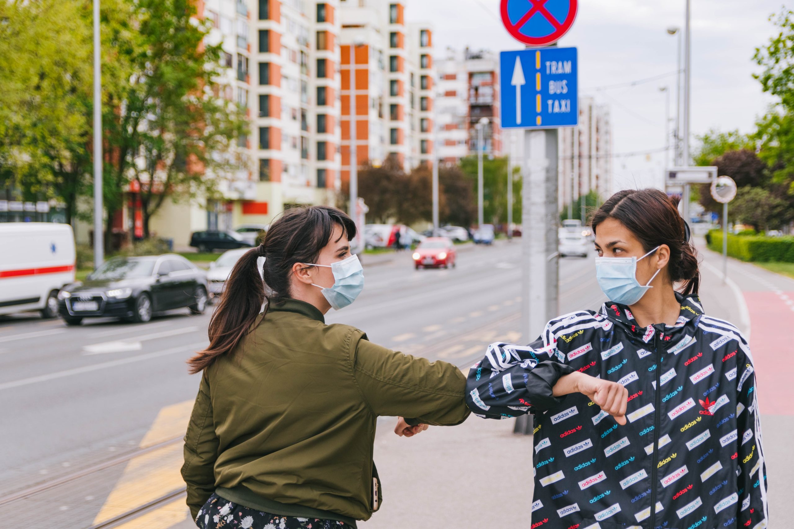 Handshakes Are Out After the Pandemic. Here's The COVID-19 Pandemic Elbow Bump