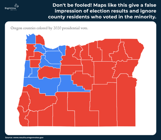 Our Maps Shouldn’t Lie About Our Votes - Sightline Institute