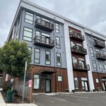 a four-story building in Camas, Washington