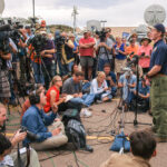 Incident Commander Rich Harvey answers questions about the Waldo Canyon Fire. Source: Michael Rieger/FEMA