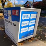 Drop box on an autumn day. Photo by Emily Moore