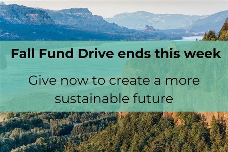 2024 Sightline Institute Fall Fund Drive banner (ending this week!)