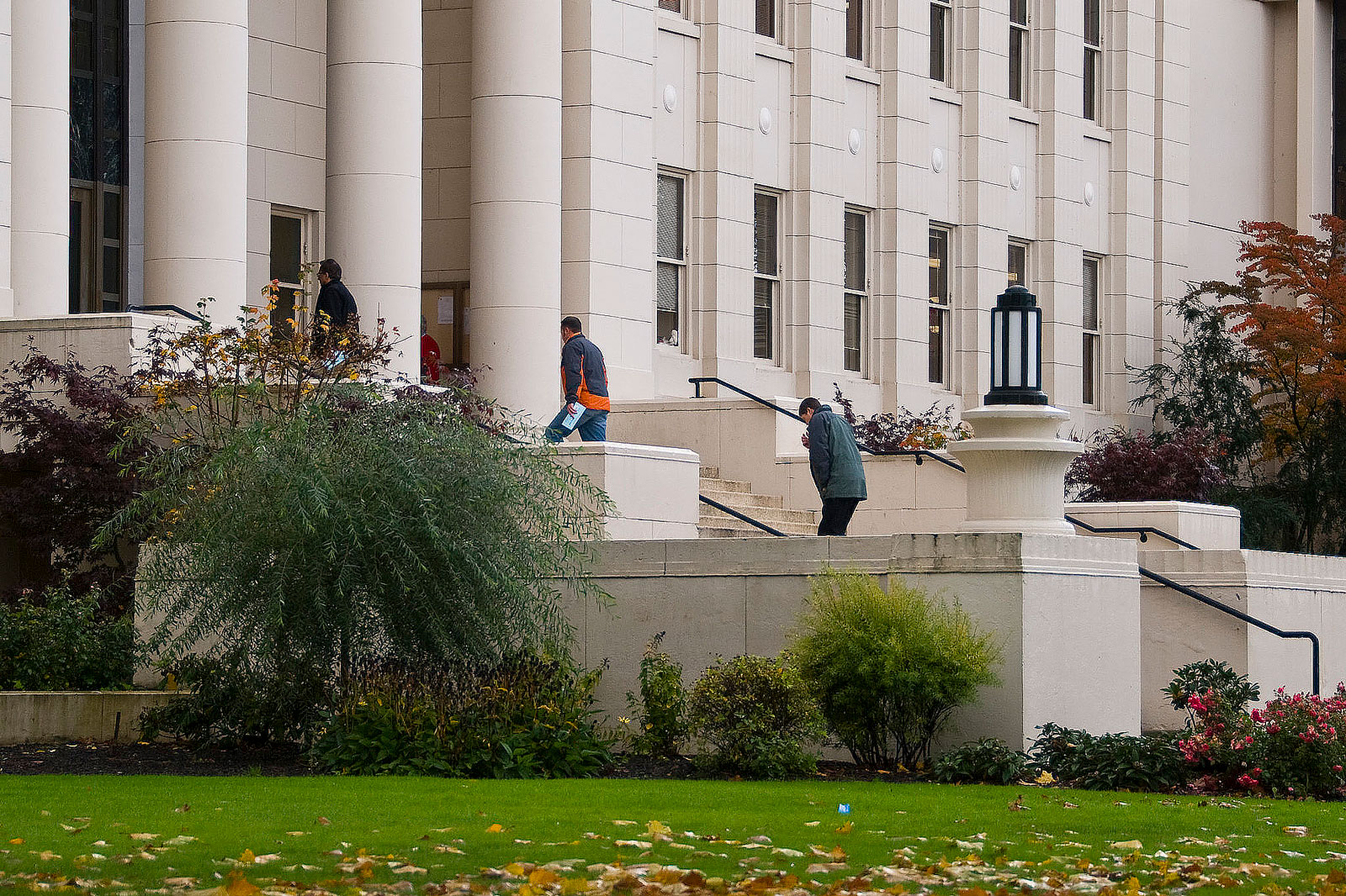 Most Oregonians vote by mail, but a handful carry their ballots to the courthouse in person