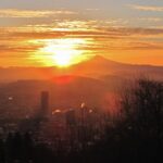 Sunrise over Mt Hood