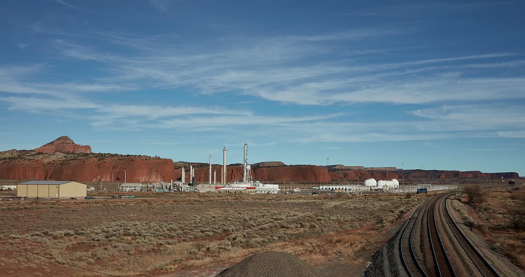 A Marathon Oil Company refinery in Gallup, New Mexico by US Library of Congress